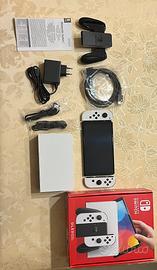 Nintendo Switch Oled + garanzia e vetro protettivo