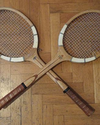 Racchette da collezione in legno Gold Cup