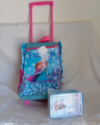 trolley zaino Frozen Elsa Anna astuccio  Giotto 