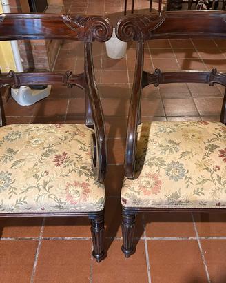 Sedie capotavola Carlo X ( 2 pz)