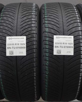 4 Pneumatici 225/55 R18 Michelin Pilot Alpin 5