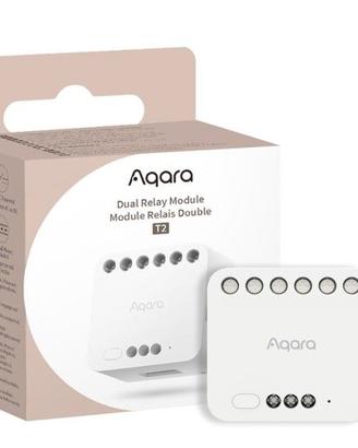 Aqara Modulo Doppio Relè T2 Zigbee 3.0, Richiede H