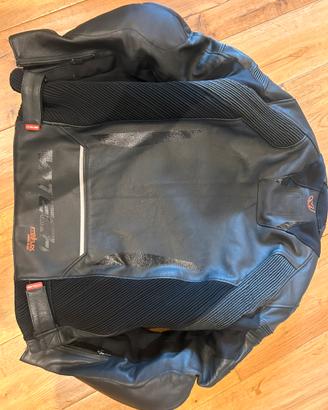 Giacca in pelle moto mtech - taglia 54