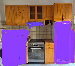 Mobili cucina + cucina a gas