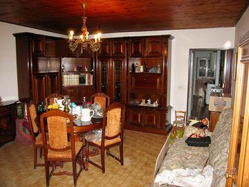 Mobile soggiorno angolare in noce