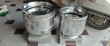 Due terminali cappelli canna fumaria 4 venti 
