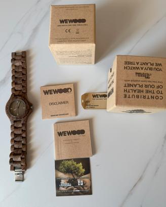 🕰️ Orologio wewood unisex quarzo - legno - nuovo