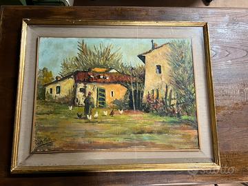 Quadro casolare di campagna/fattoria