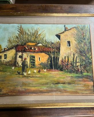Quadro casolare di campagna/fattoria