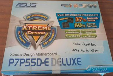 Scheda Madre Asus P7P55D-E Deluxe + Processore