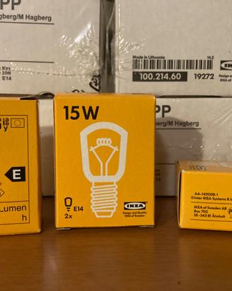 5 lampade per illuminazione interna armadi