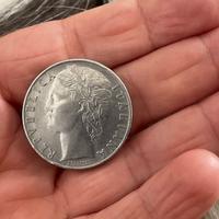 Moneta 100 lire tara 1957