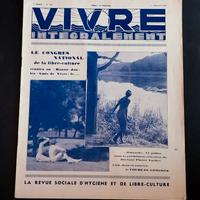 VIVRE INTÉGRALEMENT n° 120 1932 RIVISTA NATURISMO