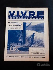 VIVRE INTÉGRALEMENT n° 120 1932 RIVISTA NATURISMO