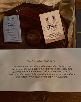 Floris Bath Soap in Wooden Bowl Elite