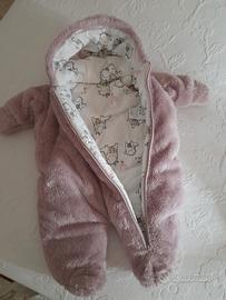 Tutina imbottita Benetton x neonati di 1-3 mesi