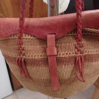 Borsa paglia anni 60 e 70