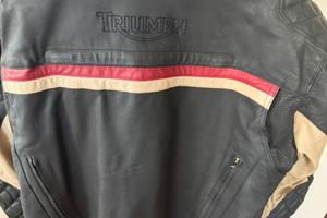 Giubbotto moto originale Triumph + guanti Triumph