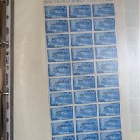 Album francobolli per fogli completi con blocchi