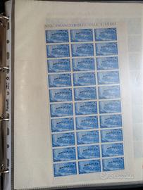 Album francobolli per fogli completi con blocchi