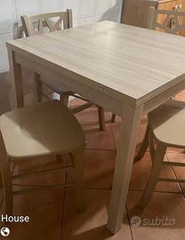 Tavolo 90 allungabile 180