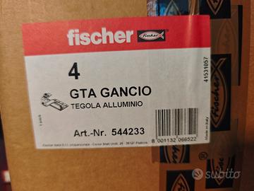 x8 Staffe Ganci Tegola FISCHER FOTOVOLTAICO
