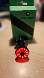 Luce posteriore bici ricaricabile USB ROCKBROS LED