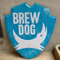 Insegna Birra BrewDog In Metallo 50x58