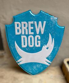 Insegna Birra BrewDog In Metallo 50x58