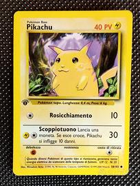 Pokémon - Pikachu 58/102 Set Base ITA 1° ed