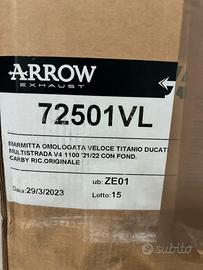 Marmitta Arrow Ducati Multistrada V4