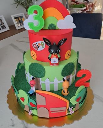 Torta scenografica Bing