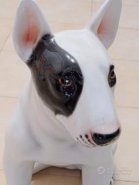 Bull terrier in ceramica