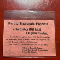 Volantino fascismo originale