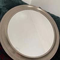 Specchio vintage anni '60 in acciaio