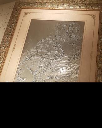 quadro in argento di Raffaello Madonna con bambino