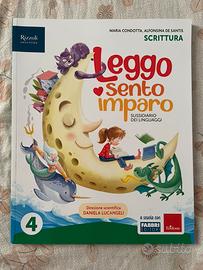 Libro “Leggo sento imparo 4 - scrittura”