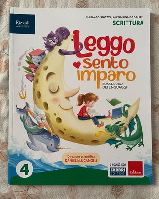 Libro “Leggo sento imparo 4 - scrittura”