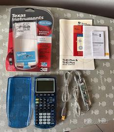 Calcolatrice Texas Instruments TI-83 Plus Blu RARA