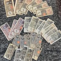 30 Fiches Banconote in Lire Vintage