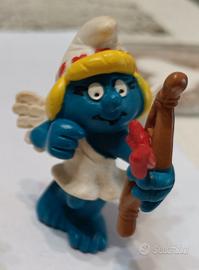 Puffo e Puffetta Cupido originali anni 80