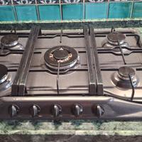 piano cottura GPL 5 fuochi 