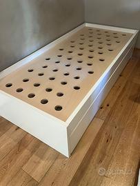 Letto singolo, con letto estraibile
