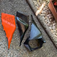Plastiche cassa filtro KTM EXC 2011 enduro