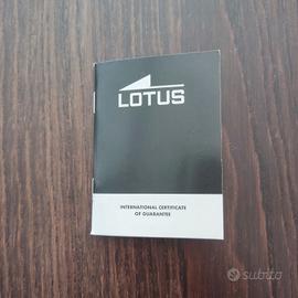 Orologio LOTUS certificato internazionale di garan