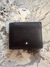 Portafoglio Montblanc pelle Saffiano marrone
