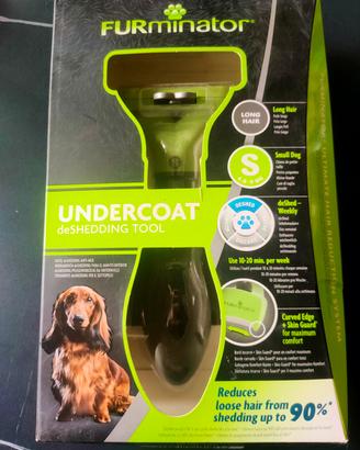 Furminator cane pelo lungo S NUOVO ORIGINALE 