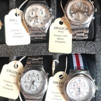 Lotto 4 cronografi Swatch Irony vintage