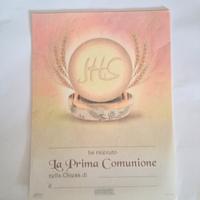Pergamene ricordo Prima Comunione lotto 
