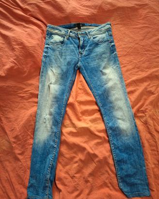 Jeans Slim Uomo Smog TG 46 M